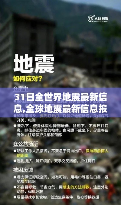 全球地震最新信息报告（截至本月31日）