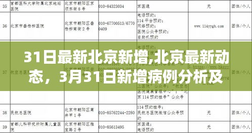 北京最新动态，3月31日新增病例分析与防控措施进展报告