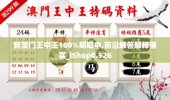 新澳门王中王100%期期中,前沿解答解释落实_iShop0.526