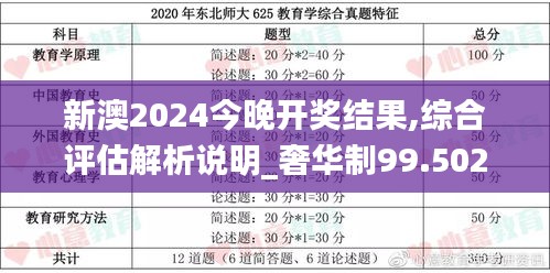 新澳2024今晚开奖结果,综合评估解析说明_奢华制99.502