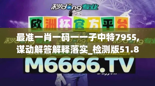 最准一肖一码一一子中特7955,谋动解答解释落实_检测版51.887