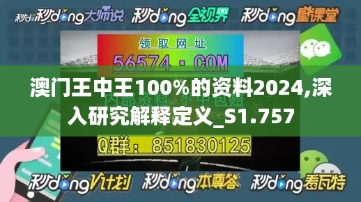 澳门王中王100%的资料2024,深入研究解释定义_S1.757