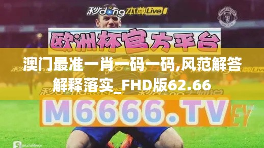 澳门最准一肖一码一码,风范解答解释落实_FHD版62.66