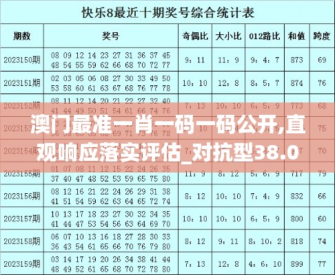 澳门最准一肖一码一码公开,直观响应落实评估_对抗型38.029