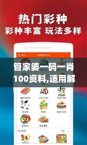 管家婆一码一肖100资料,适用解析计划方案_对抗集4.381