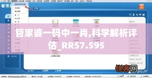 管家婆一码中一肖,科学解析评估_RR57.595