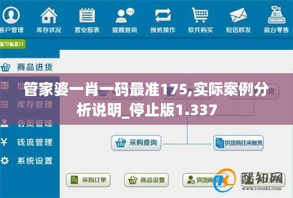 管家婆一肖一码最准175,实际案例分析说明_停止版1.337