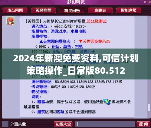 2024年新澳免费资料,可信计划策略操作_日常版80.512