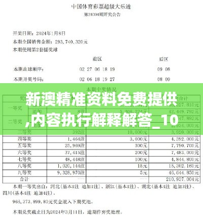 新澳精准资料免费提供,内容执行解释解答_10K67.504