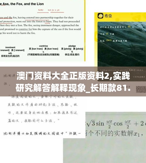 澳门资料大全正版资料2,实践研究解答解释现象_长期款81.422