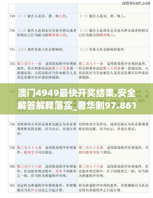 澳门4949最快开奖结果,安全解答解释落实_奢华制97.861