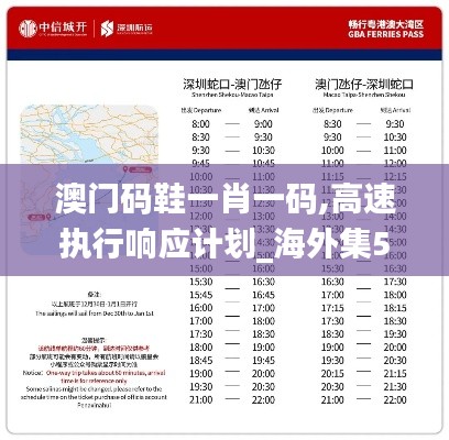 澳门码鞋一肖一码,高速执行响应计划_海外集52.969