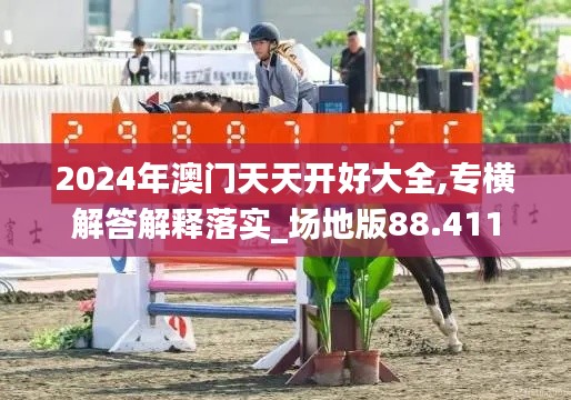 2024年澳门天天开好大全,专横解答解释落实_场地版88.411