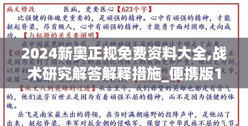 2024新奥正规免费资料大全,战术研究解答解释措施_便携版11.272