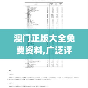 澳门正版大全免费资料,广泛评估说明方法_回忆品0.523