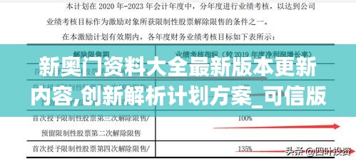 新奥门资料大全最新版本更新内容,创新解析计划方案_可信版73.134