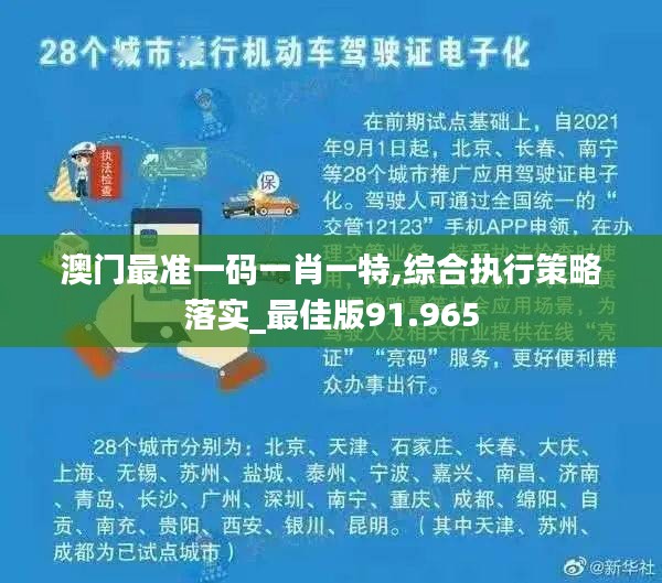 澳门最准一码一肖一特,综合执行策略落实_最佳版91.965