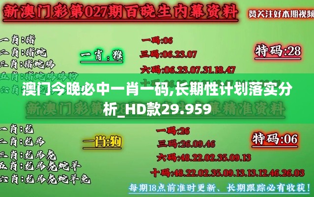 澳门今晚必中一肖一码,长期性计划落实分析_HD款29.959