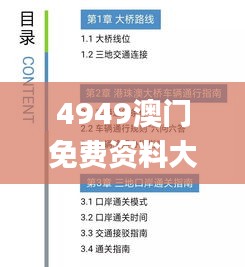 4949澳门免费资料大全特色,坚固解答解释落实_WP集63.217