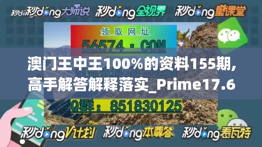 澳门王中王100%的资料155期,高手解答解释落实_Prime17.673