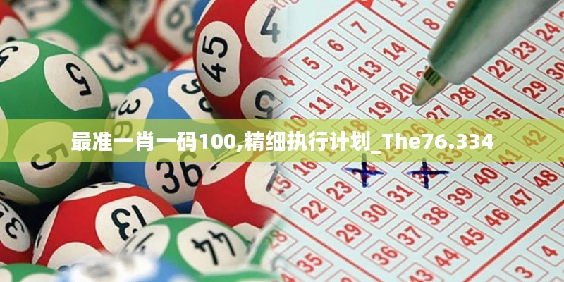 最准一肖一码100,精细执行计划_The76.334