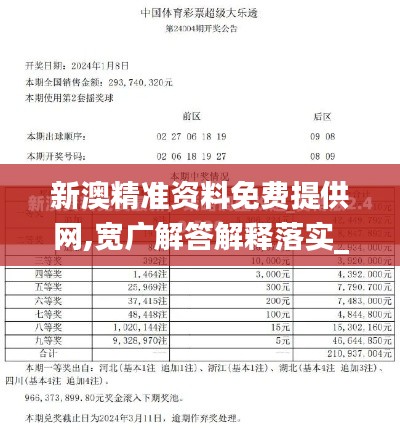 新澳精准资料免费提供网,宽广解答解释落实_方案版76.942