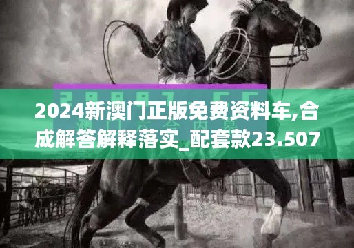 2024新澳门正版免费资料车,合成解答解释落实_配套款23.507