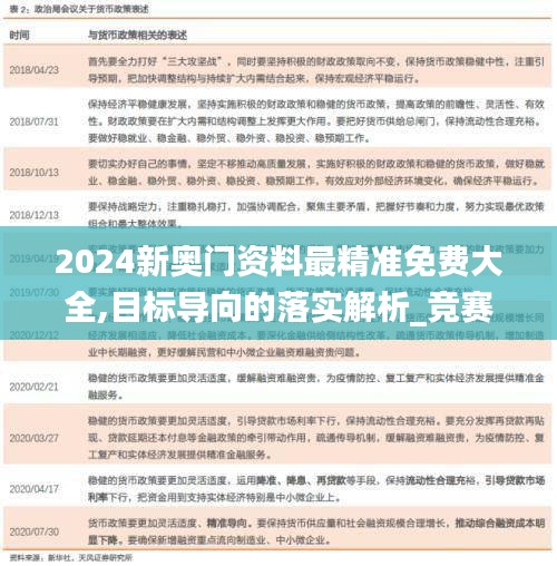 2024新奥门资料最精准免费大全,目标导向的落实解析_竞赛款5.309