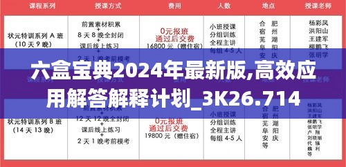 六盒宝典2024年最新版,高效应用解答解释计划_3K26.714