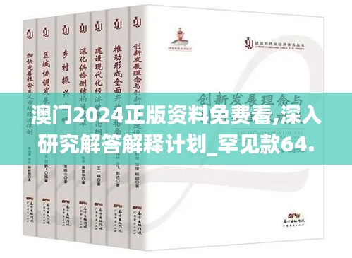 澳门2024正版资料免费看,深入研究解答解释计划_罕见款64.387