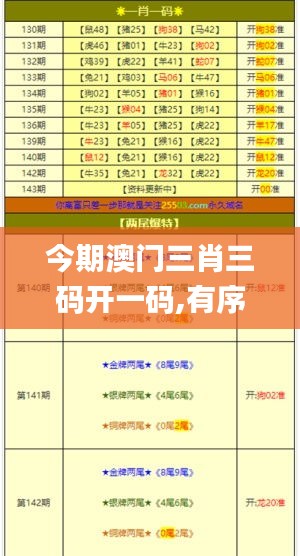 今期澳门三肖三码开一码,有序解答解释落实_冰爽款9.944