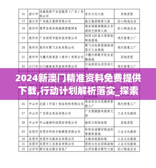 2024新澳门精准资料免费提供下载,行动计划解析落实_探索版63.142