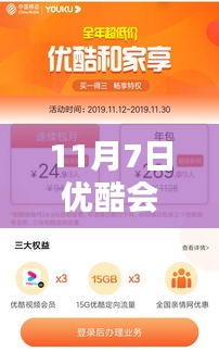 11月7日优酷会员活动揭秘，惊喜与期待中的会员福利评测