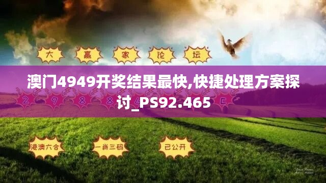 澳门4949开奖结果最快,快捷处理方案探讨_PS92.465