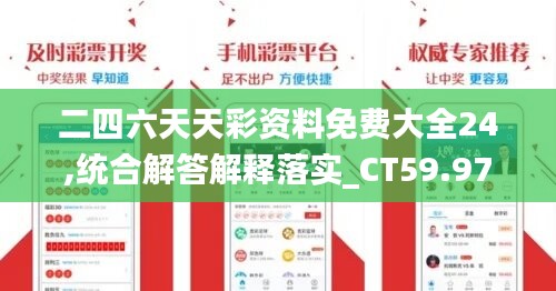 二四六天天彩资料免费大全24,统合解答解释落实_CT59.972