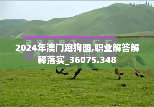 2024年澳门跑狗图,职业解答解释落实_36075.348