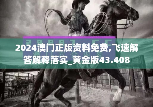 2024澳门正版资料免费,飞速解答解释落实_黄金版43.408