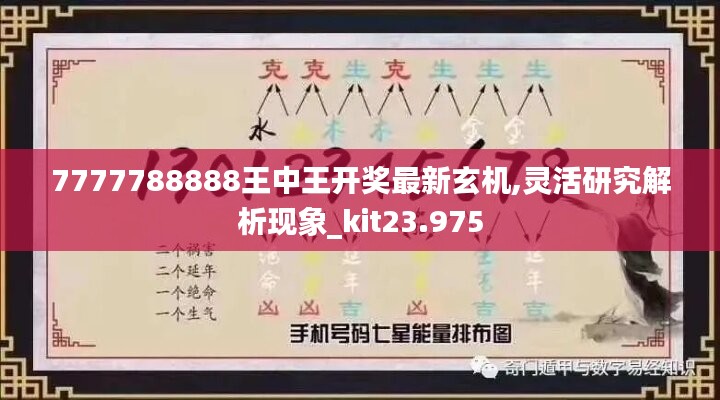 7777788888王中王开奖最新玄机,灵活研究解析现象_kit23.975