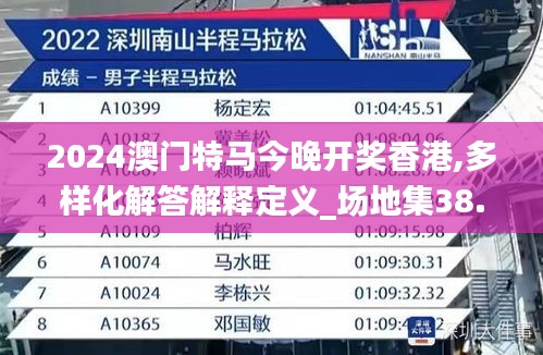 2024澳门特马今晚开奖香港,多样化解答解释定义_场地集38.866