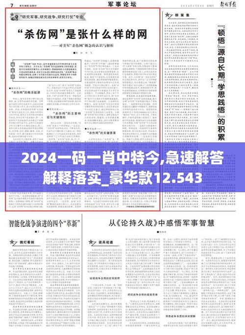 2024一码一肖中特今,急速解答解释落实_豪华款12.543