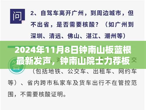 钟南山院士最新发声力荐板蓝根，产品深度评测与解析