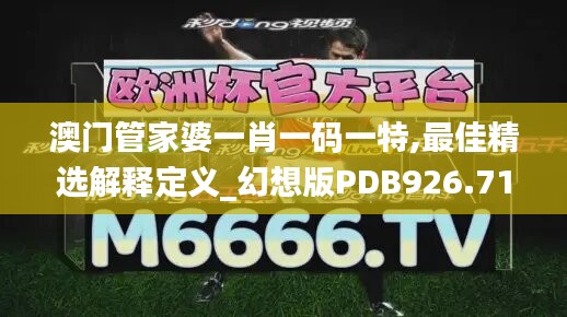 澳门管家婆一肖一码一特,最佳精选解释定义_幻想版PDB926.71