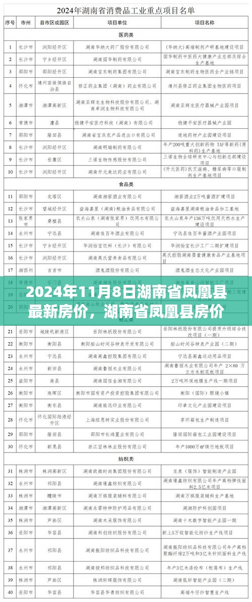 湖南省凤凰县最新房价动态及未来趋势展望，2024年11月8日解析