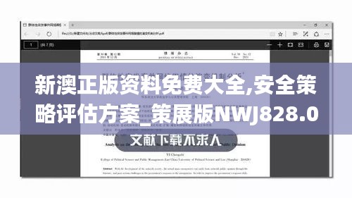 新澳正版资料免费大全,安全策略评估方案_策展版NWJ828.03