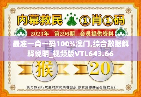 最准一肖一码100%澳门,综合数据解释说明_视频版VTL643.66