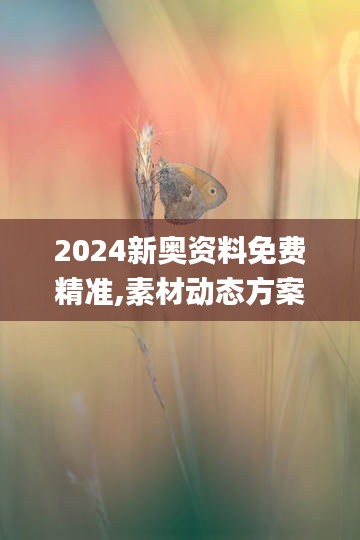 2024新奥资料免费精准,素材动态方案解答_特别版OIC259.03