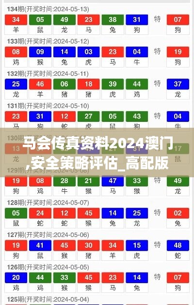 马会传真资料2024澳门,安全策略评估_高配版XWI996.13