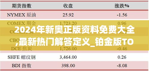 2024年新奥正版资料免费大全,最新热门解答定义_铂金版TOF844.89