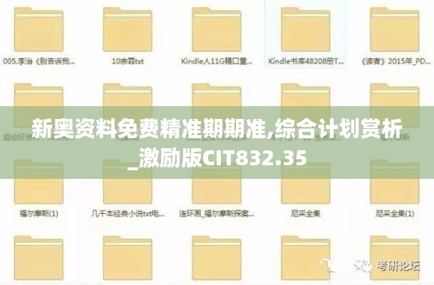 新奥资料免费精准期期准,综合计划赏析_激励版CIT832.35