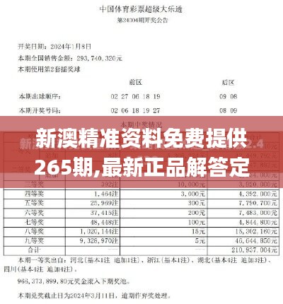 新澳精准资料免费提供265期,最新正品解答定义_增强版RJY624.04